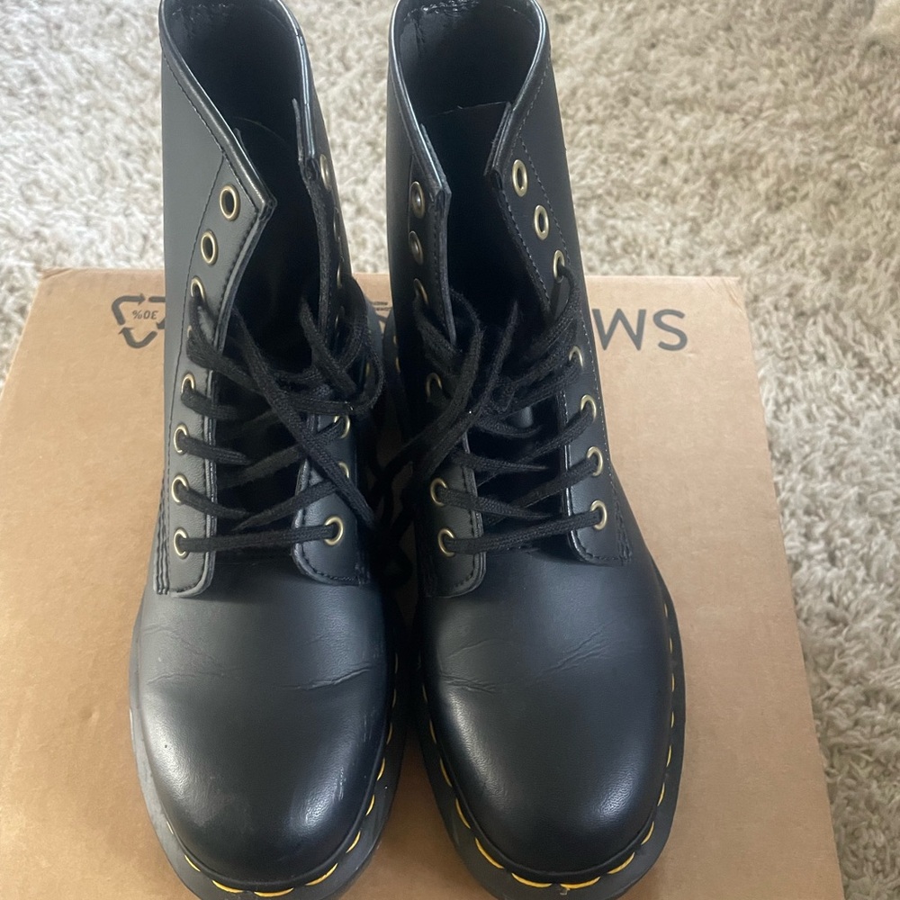 Dr. Martens Black Combat Boots